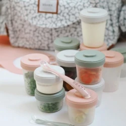 Набор из 12 пищевых емкостей Beaba Eucalyptus купить в Кишиневе. Фото 2