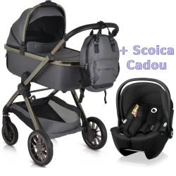 Коляска 2 в 1 Moni iClick Gray купить в Кишиневе