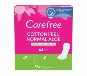 Absorbante Carefree Cotton Feel Normal Aloe, 56 buc. cumpăra în Chișinau. Foto 1