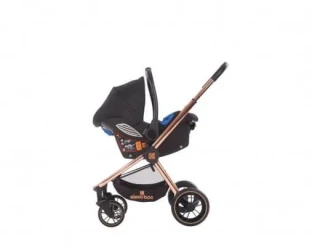 Carucior 3 in 1 KikkaBoo Vicenza Premium Black cumpăra în Chișinau. Foto 9
