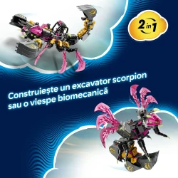 Конструкторы Lego Dreamzzz Nightmare Scorpion Digger, 505 элементов купить в Кишиневе. Фото 5
