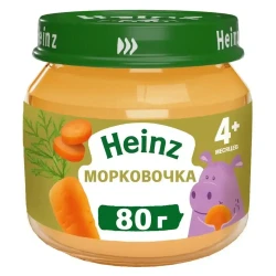 Piure Heinz din morcov (4 luni+), 80 g cumpăra în Chișinau. Foto 3