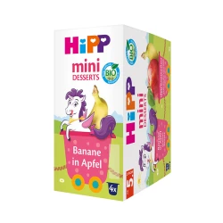 Piure HiPP Mini Desserts din mar-banana (5 luni+), 4x100 g cumpăra în Chișinau. Foto 2