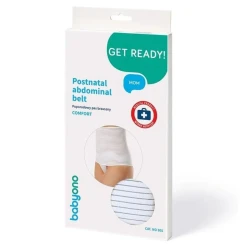 Послеродовой брюшной пояс BabyOno Comfort Белый, размер L (101-110 см) купить в Кишиневе. Фото 1