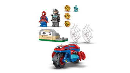 Конструкторы Lego Marvel Spidey on his Motorcycle vs. Rhino, 61 элементов купить в Кишиневе. Фото 4