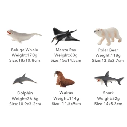 Набор фигурок Mideer Sea Animals, 11 шт. купить в Кишиневе. Фото 3