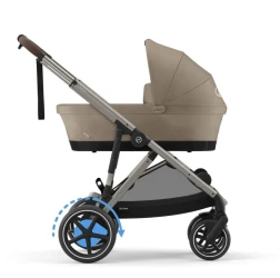 Прогулочная коляска с реверсивным блоком Cybex e-Gazelle S TPE Almond Beige купить в Кишиневе. Фото 9