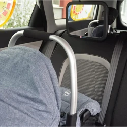 Oglindă auto rotativă pentru supravegherea copilului Petite&Mars Back, negru cumpăra în Chișinau. Foto 5