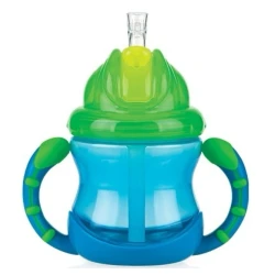 Cană cu pai No-Spill Flip-It 12 luni+ 240 ml cumpăra în Chișinau. Foto 1