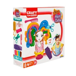 Set pastă de modelat Crafty Dough Star Hair Salon, 11 elemente cumpăra în Chișinau. Foto 2