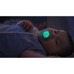 Suzetă ortodontică din silicon Philips Avent Ultra Soft Nighttime (0-6 luni), 2 buc. cumpăra în Chișinau. Foto 7