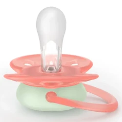 Suzetă ortodontică din silicon Philips Avent Ultra Soft Nighttime (0-6 luni), 2 buc. cumpăra în Chișinau. Foto 3