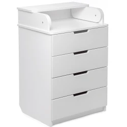 Комплект: Кроватка Kuzea Sofia White + Комод-пеленальный столик PernaMea HappyBaby 600 White купить в Кишиневе. Фото 5