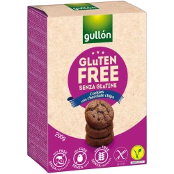 Biscuiti Gullon Cacao Choco Chips fara gluten (12 luni+), 200 g cumpăra în Chișinau. Foto 1