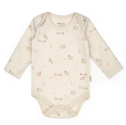 Body cu mânecă lungă BabyCosy Cream, 2 buc. (1-3L) cumpăra în Chișinau. Foto 3