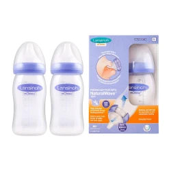 Biberon pentru bebeluși din plastic Lansinoh, 240 ml, 2 buc. cumpăra în Chișinau. Foto 4