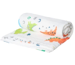 Păturică Akuku Muselin Dinosaurs, 110×105 cm cumpăra în Chișinau. Foto 1