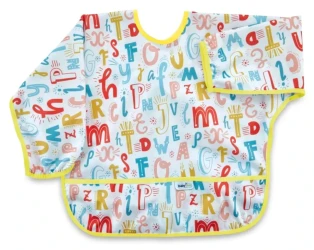 Șorț cu mâneci pentru activități BabyJem Alfabet, 33 x 74 cm cumpăra în Chișinau