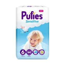 Scutece Pufies Sensitive 6 (13+ kg), 44 buc. cumpăra în Chișinau. Foto 1