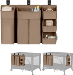 Organizator scutece Lionelo Sidepocket Large Beige cumpăra în Chișinau. Foto 4