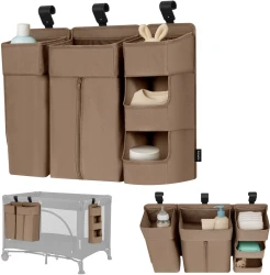 Organizator scutece Lionelo Sidepocket Large Beige cumpăra în Chișinau. Foto 5