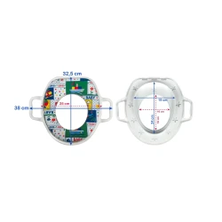 Colac pentru WC copii Sevi moale Ship Pattern, 18 luni+ cumpăra în Chișinau. Foto 2