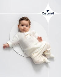 Комплект из 2 штук Caramell Jungle Friends Grey & Beige (9-12М) купить в Кишиневе. Фото 2