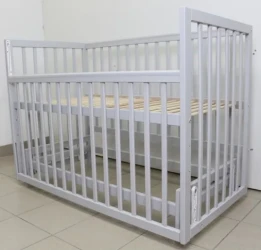 Комплект: Кроватка Kuzya Cristina Grey + Матрас Kuzya 120x60 + Постельное бельё 8 предметов PernaMea Confort купить в Кишиневе. Фото 8