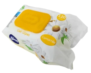 Влажные салфетки Sleepy Camomile, 120 шт. купить в Кишиневе. Фото 1