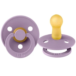 Пустышка круглая латексная Bibs Colour Lavender 6-18 мес купить в Кишиневе. Фото 1
