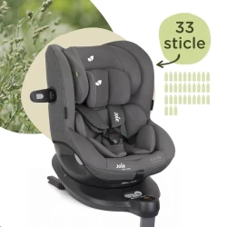 Автокресло 0-18кг Isofix Joie i-Spin Shell Gray, поворотное 360 купить в Кишиневе. Фото 6