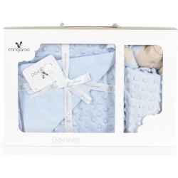 Пледик с игрушкой Moni Bennie Blue, 100x75 см купить в Кишиневе. Фото 3