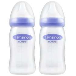 Biberon pentru bebeluși din plastic Lansinoh, 240 ml, 2 buc. cumpăra în Chișinau. Foto 1