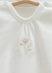 Боди с длинным рукавом Caramell Cute Rabbit Ivory, 2 шт. (3-6М) купить в Кишиневе. Фото 2