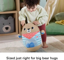Jucărie zornăitoare Fisher Price Forest Bat & Wobble Inflatable Bear cumpăra în Chișinau. Foto 4