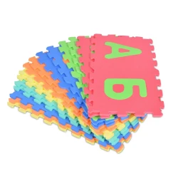 Covoraş pentru copii Moni Puzzle Letters RU Multicolor, 32x32x1 cm, 30 buc. cumpăra în Chișinau. Foto 2