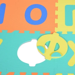 Covoraş pentru copii Moni Puzzle Letters RU Multicolor, 32x32x1 cm, 30 buc. cumpăra în Chișinau. Foto 3