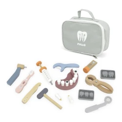 Set de joacă dentist PolarB Viga din lemn, cu geantă cumpăra în Chișinau. Foto 1
