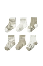 Ciorapei BabyCosy Green & White, 6 buc. (0-6L) cumpăra în Chișinau. Foto 3