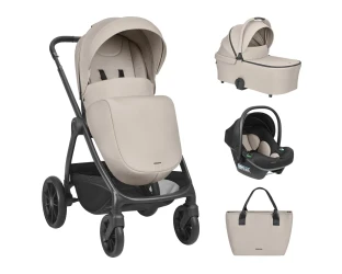 Carucior 3 in 1 Kikkaboo Modena 2027 Beige cumpăra în Chișinau. Foto 7