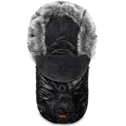 Зимний чехол для коляски Caretero Aspen Black, 95x45 см купить в Кишиневе. Фото 1