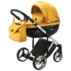 Коляска 2 в 1 Adamex Chantal Special Edition Yellow Black купить в Кишиневе