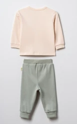 Пижама BabyCosy Green & Ecru (18-24М) купить в Кишиневе. Фото 2