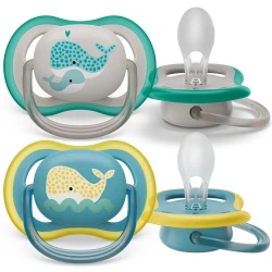 Suzeta simetrica ortodontica din silicon Philips Avent Ultra Air (18 luni+), 2 buc. cumpăra în Chișinau. Foto 1