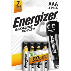Набор батареек Energizer AAA Alkaline Power, 4 шт. купить в Кишиневе. Фото 1