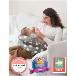 Подушка для кормления Momcozy Ajustable Grey, 60x71x14 см купить в Кишиневе. Фото 7
