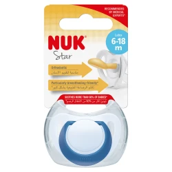 Suzetă ortodontică din latex NUK Star 6-18 luni cumpăra în Chișinau. Foto 8
