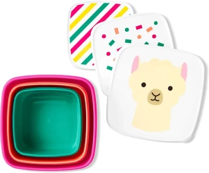 Набор из 3 контейнеров для перекусов Skip Hop Zoo Llama купить в Кишиневе