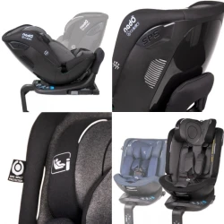 Scaun auto 0-36kg Isofix Coletto Nado O12 Negru, rotativ 360 cumpăra în Chișinau. Foto 6