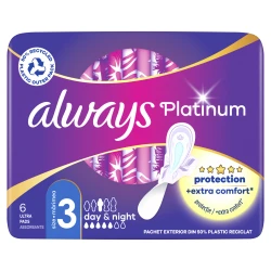 Absorbante Always Platinum Day and Night 3, 6 buc. cumpăra în Chișinau. Foto 2